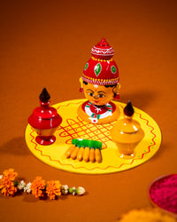 Varalakshmi Pasupu Kunkam Plate